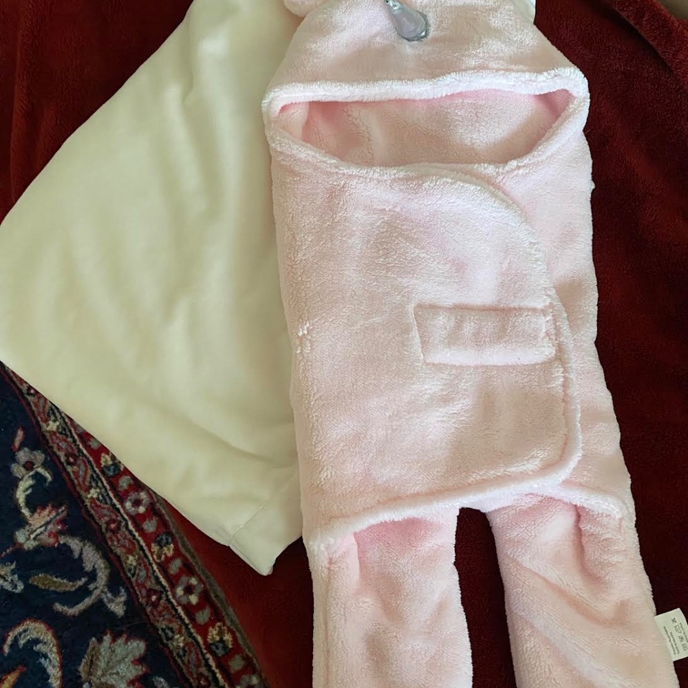 Plush Infant Swaddle & Plush PB Kids Blanket